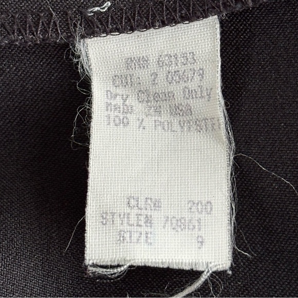 1980's Rampage Totally 80s Mini Prom Or Cocktail Velvet Little Black Dress - Picture 4 of 9